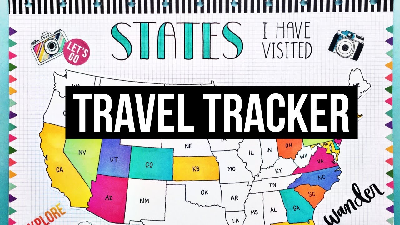 50 states travel tracker